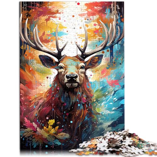 Puzzle für Erwachsene, 2000 Teile, Hirsch, Denkspiel, Familienspiel, Stressabbau, schwieriges Herausforderungspuzzle, 27,56 x 39,37 Zoll Puzzle für Erwachsene, 2000 Teile, Hirsch, Denkspiel, Familienspiel, Stressabbau, schwieriges Herausforderungspuzzle, 27,56 x 39,37 Zoll von SYUNFEI