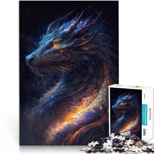 Puzzle für Erwachsene mit 1000 Teilen, Galaxie, chinesischer Drache, Denkspiel, ganze Familie,38x52cm Puzzle für Erwachsene mit 1000 Teilen, Galaxie, chinesischer Drache, Denkspiel, ganze Familie,38x52cm von SYUNFEI