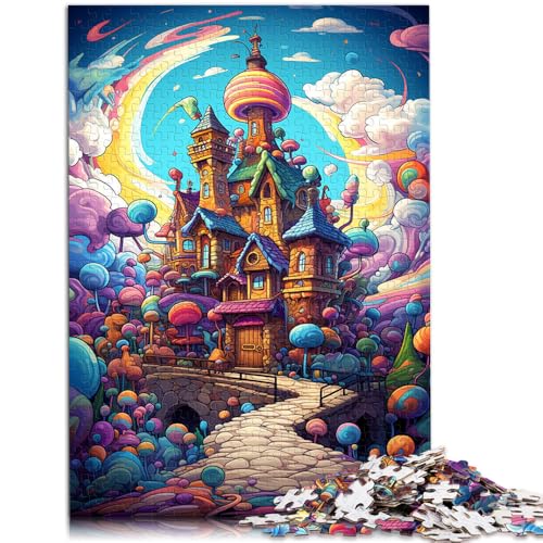 1000-teiliges Puzzle für Erwachsene, Hütte, Lernspielzeug, Weihnachtswunschliste mit Weihnachtsmann,38x52cm, für Jugendliche ab 14 Jahren von SYUNFEI