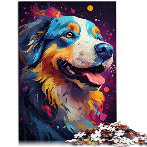 Puzzle für Erwachsene, 1000 Teile, Hundegesicht, Cocker Spaniel, Denkspiel, Weihnachtswunschliste mit Weihnachtsmann, 26x38cm Puzzle für Erwachsene, 1000 Teile, Hundegesicht, Cocker Spaniel, Denkspiel, Weihnachtswunschliste mit Weihnachtsmann, 26x38cm von SYUNFEI
