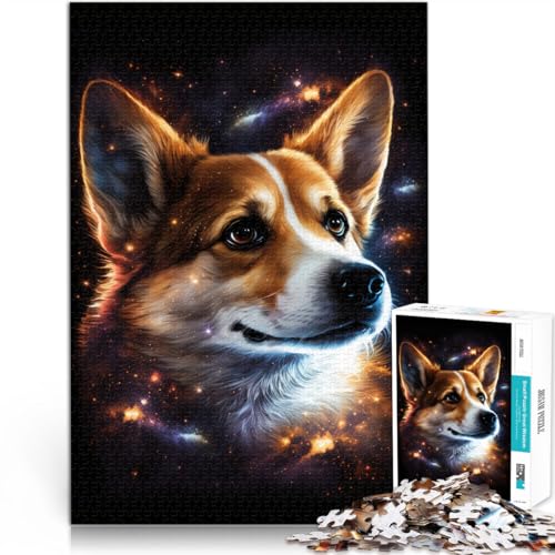 Puzzle für Erwachsene mit 1000 Teilen, Galaxy Corgi, Denkspiel, ganze Familie, 50 x 75 cm, für 14-Jährige Puzzle für Erwachsene mit 1000 Teilen, Galaxy Corgi, Denkspiel, ganze Familie, 50 x 75 cm, für 14-Jährige von SYUNFEI