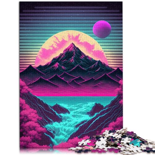 Puzzle für Erwachsene, 1000 Teile, japanische Berge, wunderschöner Handgeschwindigkeitswettbewerb, einzigartige Heimdekoration und Geschenke, 19,7 x 29,5 Zoll von SYUNFEI