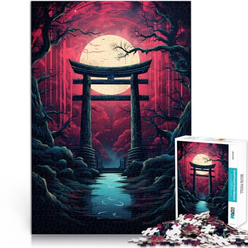 Puzzle Japanisches Torii-Tor, 1000 Teile, Puzzle für Erwachsene, 50 x 75 cm, Holzbrettpuzzle für Erwachsene und Kinder ab 14 Jahren, Denkspiel Puzzle Japanisches Torii-Tor, 1000 Teile, Puzzle für Erwachsene, 50 x 75 cm, Holzbrettpuzzle für Erwachsene und Kinder ab 14 Jahren, Denkspiel von SYUNFEI