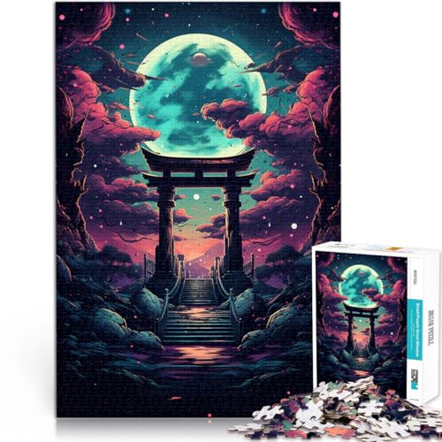 1000-teiliges Puzzle für Erwachsene, Japanisches Torii-Tor-Quizspiel, Herausforderung der Gehirnintelligenz, süchtig machendes Spielzeug, 14,96 x 20,47 Zoll 1000-teiliges Puzzle für Erwachsene, Japanisches Torii-Tor-Quizspiel, Herausforderung der Gehirnintelligenz, süchtig machendes Spielzeug, 14,96 x 20,47 Zoll von SYUNFEI