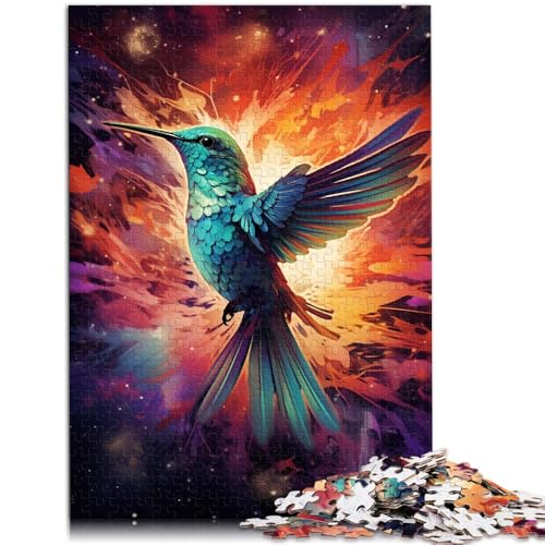 1000-teiliges Puzzle für Erwachsene, buntes Kolibri-Quizspiel, Weihnachtswunschliste mit Weihnachtsmann, 50 x 75 cm, für Teenager ab 14 Jahren 1000-teiliges Puzzle für Erwachsene, buntes Kolibri-Quizspiel, Weihnachtswunschliste mit Weihnachtsmann, 50 x 75 cm, für Teenager ab 14 Jahren von SYUNFEI