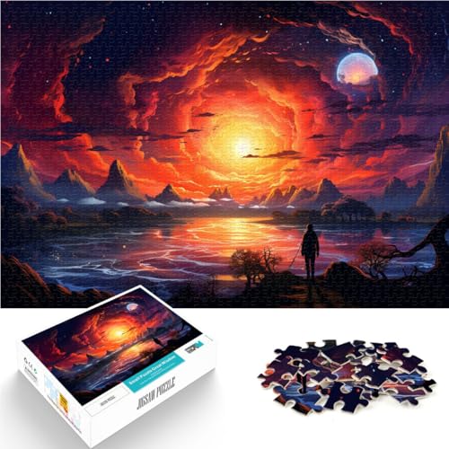 Puzzle für Erwachsene, 1000 Teile, farbenfrohe Kunstlandschaft, anspruchsvolles Spiel, Geschenke für den Urlaub zu Hause, Zeit totschlagen, 50 x 75 cm, Puzzle für Erwachsene, 1000 Teile, farbenfrohe Kunstlandschaft, anspruchsvolles Spiel, Geschenke für den Urlaub zu Hause, Zeit totschlagen, 50 x 75 cm, von SYUNFEI