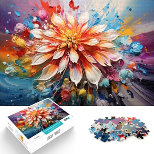 Puzzle für Erwachsene mit 1000 Teilen, Kunstblumen, Denkspiel, ganze Familie, 50 x 75 cm, für Teenager ab 14 Jahren Puzzle für Erwachsene mit 1000 Teilen, Kunstblumen, Denkspiel, ganze Familie, 50 x 75 cm, für Teenager ab 14 Jahren von SYUNFEI