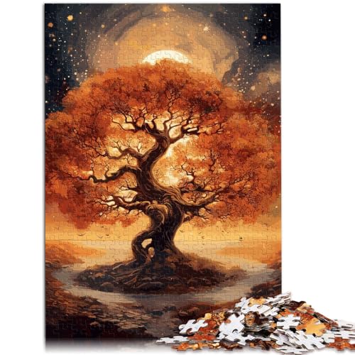 Puzzle für Erwachsene, 2000 Teile, Kosmischer Lebensbaum, Denkspiel, Weihnachtswunschliste mit Weihnachtsmann, 70 x 100 cm, für 14-Jährige von SYUNFEI