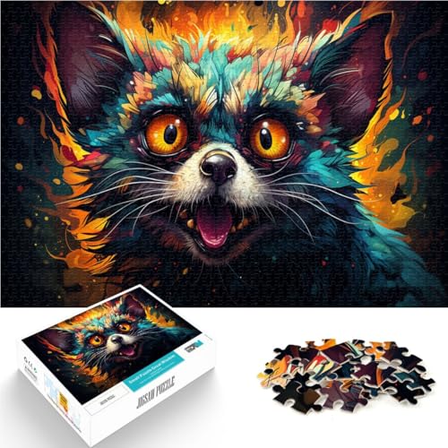 1000-teiliges Puzzle für Erwachsene. Buntes Lemuren-Quizspiel ganze Familie. 50 x 75 cm, für Teenager ab 14 Jahren 1000-teiliges Puzzle für Erwachsene. Buntes Lemuren-Quizspiel ganze Familie. 50 x 75 cm, für Teenager ab 14 Jahren von SYUNFEI