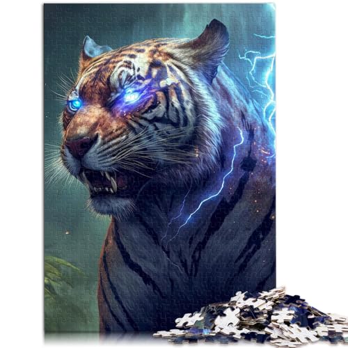 Puzzle für Erwachsene mit 1000 Teilen, bunter Blitztiger, Denkspiel, tolles Geschenk für die ganze Familie,50x75cm, für 14-Jährige Puzzle für Erwachsene mit 1000 Teilen, bunter Blitztiger, Denkspiel, tolles Geschenk für die ganze Familie,50x75cm, für 14-Jährige von SYUNFEI