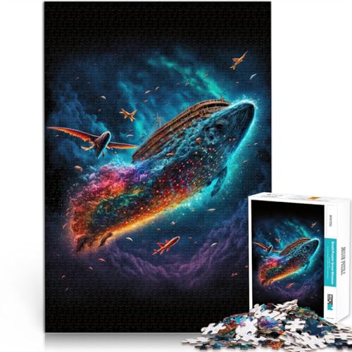 Puzzle Löwe, 1000 Teile, 14,96 x 20,47 Zoll, Kartonpuzzle, geeignet für Erwachsene und Kinder ab 14 Jahren, Lernpuzzle von SYUNFEI