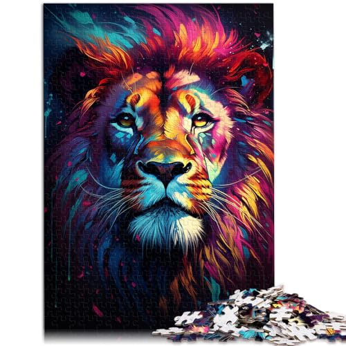 Puzzle für Erwachsene, 1000 Teile, Löwen-Quizspiel, Spaß für Zuhause, Geburtstagsgeschenk, Reisegeschenk, 14,96 x 20,47 Zoll, für Teenager ab 14 Jahren von SYUNFEI