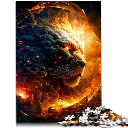 Puzzle für Erwachsene, 2000 Teile, Löwe, Denkspiel, Familienspiel, Stressabbau, schwieriges Herausforderungspuzzle, 27,56 x 39,37 Zoll Puzzle für Erwachsene, 2000 Teile, Löwe, Denkspiel, Familienspiel, Stressabbau, schwieriges Herausforderungspuzzle, 27,56 x 39,37 Zoll von SYUNFEI