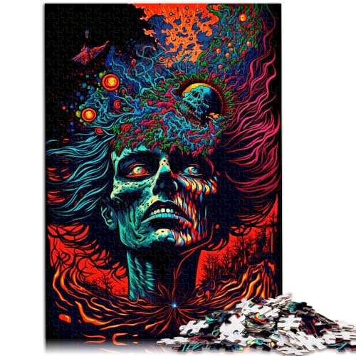 Puzzle für Erwachsene, 1000 Teile, psychedelische Monster, Spiele, Spielzeug, Geschenk, mit passendem Poster und Quizblatt, 26x38cm Puzzle für Erwachsene, 1000 Teile, psychedelische Monster, Spiele, Spielzeug, Geschenk, mit passendem Poster und Quizblatt, 26x38cm von SYUNFEI