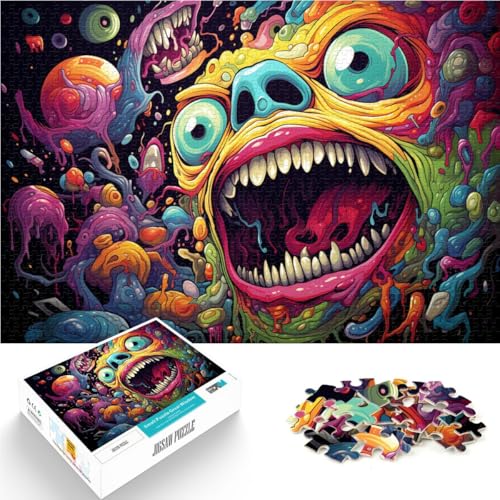 Puzzle für Erwachsene mit 1000 Teilen, buntes Monster, Denksportaufgabe für Erwachsene, ganze Familie,38x52cm Puzzle für Erwachsene mit 1000 Teilen, buntes Monster, Denksportaufgabe für Erwachsene, ganze Familie,38x52cm von SYUNFEI