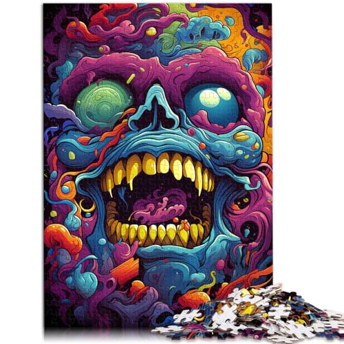 Puzzle für Erwachsene, 1000 Teile, Monster, Denkspiel, Spaß für zu Hause, Aktivitäten, Geburtstagsgeschenk, Reisegeschenk, 19,7 x 29,5 Zoll Puzzle für Erwachsene, 1000 Teile, Monster, Denkspiel, Spaß für zu Hause, Aktivitäten, Geburtstagsgeschenk, Reisegeschenk, 19,7 x 29,5 Zoll von SYUNFEI