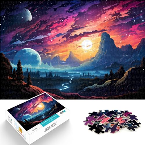 Puzzle für Erwachsene, 1000 Teile, Naturlandschaft, Lernpuzzle, EIN Kunstwerk, 26x38cm, für Jugendliche ab 14 Jahren Puzzle für Erwachsene, 1000 Teile, Naturlandschaft, Lernpuzzle, EIN Kunstwerk, 26x38cm, für Jugendliche ab 14 Jahren von SYUNFEI