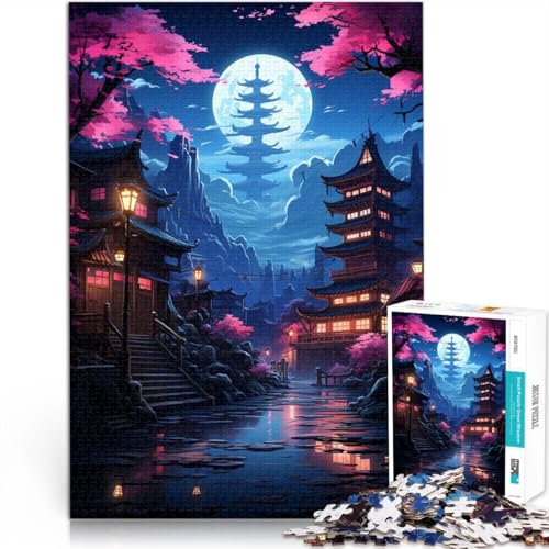 Puzzle für Erwachsene, 1000 Teile, Neon-Nachtlandschaft. Das Quizspiel ganze Familie. 50 x 75 cm, für Teenager ab 14 Jahren. Puzzle für Erwachsene, 1000 Teile, Neon-Nachtlandschaft. Das Quizspiel ganze Familie. 50 x 75 cm, für Teenager ab 14 Jahren. von SYUNFEI