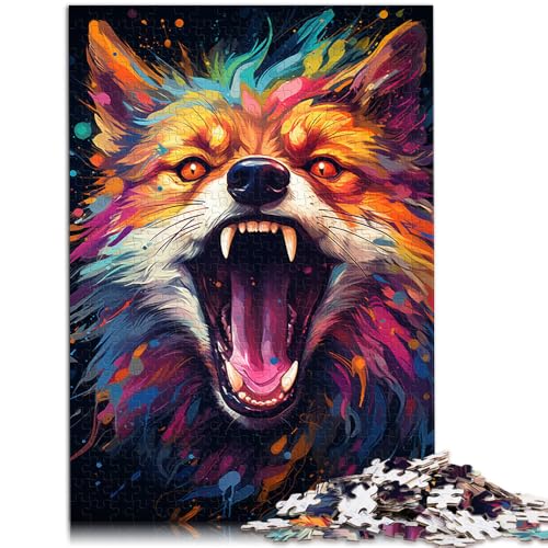 2000-teiliges Puzzle für Erwachsene, Malen, Farbfuchs, Quizspiel, anspruchsvoll, Aber lustig und humorvoll, 27,56 x 39,37 Zoll, für 14-Jährige 2000-teiliges Puzzle für Erwachsene, Malen, Farbfuchs, Quizspiel, anspruchsvoll, Aber lustig und humorvoll, 27,56 x 39,37 Zoll, für 14-Jährige von SYUNFEI