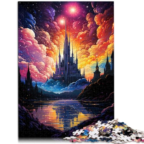 Puzzle für Erwachsene, 1000 Teile, Burg-Quizspiel, Familienspiel, Stressabbau, schwieriges Herausforderungspuzzle, 19,7 x 29,5 Zoll, für Teenager ab 14 Jahren von SYUNFEI