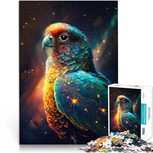 Puzzle für Erwachsene mit 2000 Teilen, Papagei-Galaxie-Rätsel, ganze Familie, 70 x 100 cm, für 14-Jährige von SYUNFEI