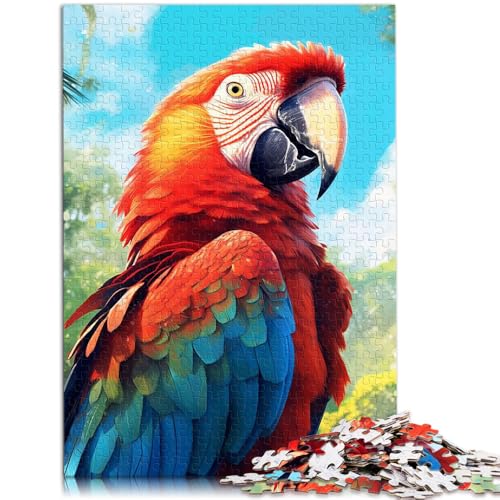 Das 2000-teilige Puzzle „Papagei“ für Erwachsene ist eine pädagogische Herausforderung und eignet ganze Familie. Es misst 70 x 100 cm Das 2000-teilige Puzzle „Papagei“ für Erwachsene ist eine pädagogische Herausforderung und eignet ganze Familie. Es misst 70 x 100 cm von SYUNFEI