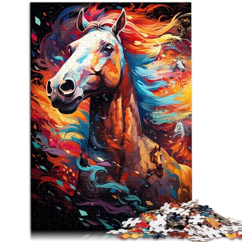 Puzzle Pferd mit 1000 Teilen für Erwachsene, Denkspiel, jedes Teil ist einzigartig – anspruchsvolles Familienspiel,38x52cm, für Teenager ab 14 Jahren Puzzle Pferd mit 1000 Teilen für Erwachsene, Denkspiel, jedes Teil ist einzigartig – anspruchsvolles Familienspiel,38x52cm, für Teenager ab 14 Jahren von SYUNFEI