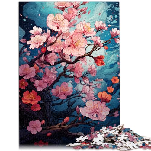 Puzzle für Erwachsene, 1000 Teile, Pflaumenblüten, Lernspielzeug, ganze Familie, 50 x 75 cm, für Teenager ab 14 Jahren von SYUNFEI