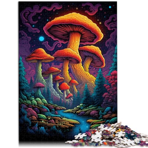 1000-teiliges Puzzle für Erwachsene, Bunte Pilze, Lernspielzeug, ganze Familie, 50 x 75 cm, für 14-Jährige von SYUNFEI