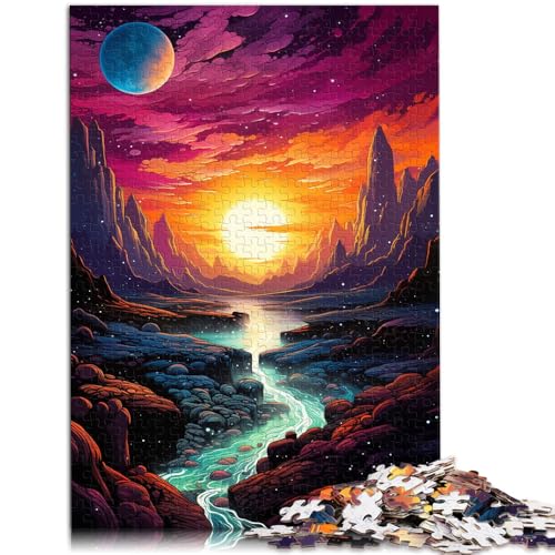 2000-teiliges Puzzle für Erwachsene, Planet, Farbe, Landschaft, Quizspiel, Geburtstagsgeschenk, Wanddekoration, 70 x 100 cm, für Jugendliche ab 14 Jahren von SYUNFEI