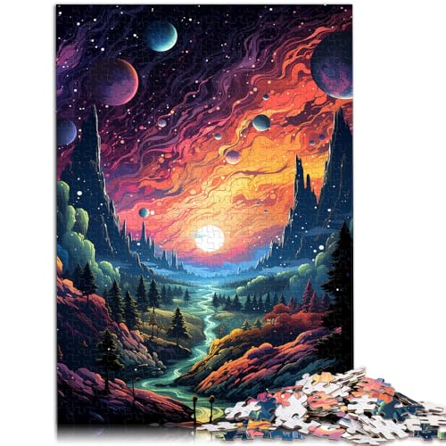 Puzzle für Erwachsene mit 1000 Teilen, Planetenlandschaft, Denkspiel, Lernspiel für Geburtstag, Weihnachten,38x52cm, für 14-Jährige von SYUNFEI