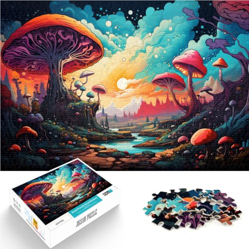 Puzzle für Erwachsene mit 1000 Teilen, farbenfrohe Planetenlandschaft, Denksportaufgabe als Geburtstagsgeschenk, Geschenk, Wandkunst, 50 x 75 cm, von SYUNFEI