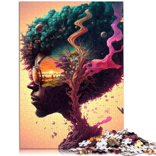 Puzzle für Erwachsene mit 1000 Teilen, psychedelisches Denkspiel, ganze Familie,38x52cm, für 14-Jährige Puzzle für Erwachsene mit 1000 Teilen, psychedelisches Denkspiel, ganze Familie,38x52cm, für 14-Jährige von SYUNFEI