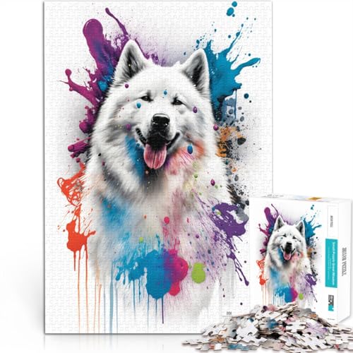 Puzzle für Erwachsene, 2000 Teile, Samojede, Denkspiel, Spaß bei Heimaktivitäten, Geburtstagsgeschenk, Reisegeschenk, 27,56 x 39,37 Zoll Puzzle für Erwachsene, 2000 Teile, Samojede, Denkspiel, Spaß bei Heimaktivitäten, Geburtstagsgeschenk, Reisegeschenk, 27,56 x 39,37 Zoll von SYUNFEI