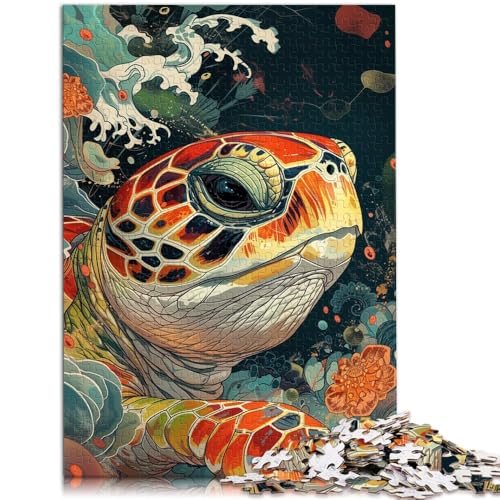 Puzzle für Erwachsene, 1000 Teile, psychedelisches Schildkröten-Quizspiel, anspruchsvoll, Aber unterhaltsam und humorvoll, 26x38cm, für Teenager ab 14 Jahren Puzzle für Erwachsene, 1000 Teile, psychedelisches Schildkröten-Quizspiel, anspruchsvoll, Aber unterhaltsam und humorvoll, 26x38cm, für Teenager ab 14 Jahren von SYUNFEI