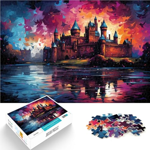 Puzzle für Erwachsene, 1000 Teile, buntes Schloss-Puzzle – anspruchsvolles Spiel, tolles Geschenk für Spiele, 26x38cm, für Teenager ab 14 Jahren Puzzle für Erwachsene, 1000 Teile, buntes Schloss-Puzzle – anspruchsvolles Spiel, tolles Geschenk für Spiele, 26x38cm, für Teenager ab 14 Jahren von SYUNFEI