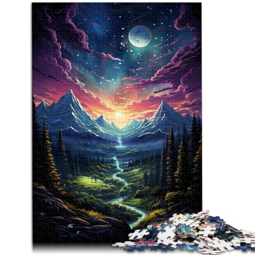 Puzzle für Erwachsene mit 1000 Teilen, wunderschöne Fantasielandschaft, Denkspiel, lustiges Puzzle,50x75cm, für Teenager ab 14 Jahren von SYUNFEI