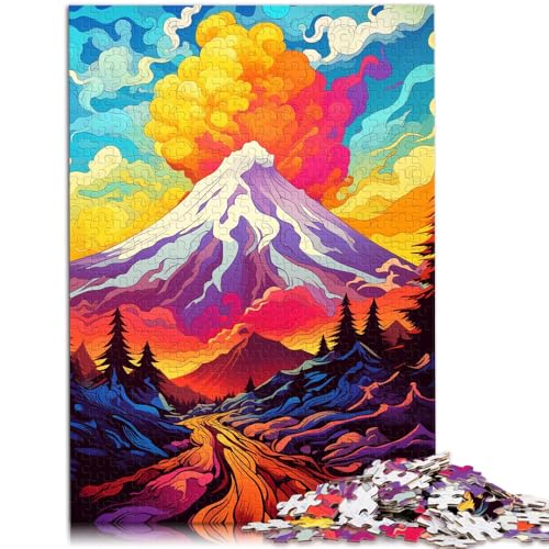 Puzzle für Erwachsene, 2000 Teile, Seltsamer Vulkanausbruch, Spiele, Spielzeug, Geschenk, Tolles Geschenk für Spiele, 27,56 x 39,37 Zoll, für Teenager ab 14 Jahren von SYUNFEI
