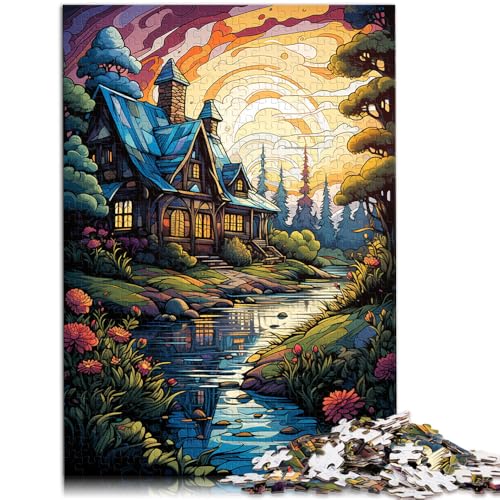 2000-teiliges Puzzle für Erwachsene, Sommerhaus, Quizspiel, Familienspiel, Stressabbau, schwieriges Herausforderungspuzzle, 27,56 x 39,37 Zoll von SYUNFEI