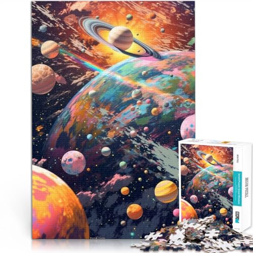 Puzzle für Erwachsene, 1000 Teile, Sonnensystem, Denkspiel, Wanddekoration, einzigartige Geburtstags, 38x52cm Puzzle für Erwachsene, 1000 Teile, Sonnensystem, Denkspiel, Wanddekoration, einzigartige Geburtstags, 38x52cm von SYUNFEI