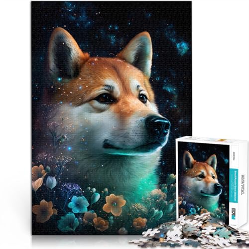 Puzzle für Erwachsene, 1000 Teile, Weltraumtier, Shiba Inu, Quizspiel, tolles Geschenk für die ganze Familie, 26x38cm, für Teenager ab 14 Jahren von SYUNFEI
