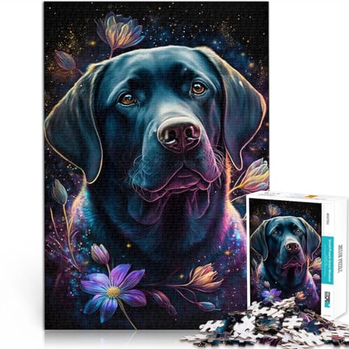 Puzzle für Erwachsene, 1000 Teile, Weltraum-Labrador, Lernpuzzle für die Heimdekoration, 50 x 75 cm, für Teenager ab 14 Jahren Puzzle für Erwachsene, 1000 Teile, Weltraum-Labrador, Lernpuzzle für die Heimdekoration, 50 x 75 cm, für Teenager ab 14 Jahren von SYUNFEI