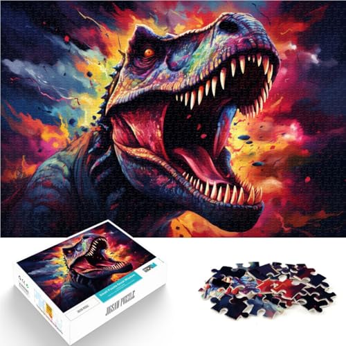 Puzzle mit 1000 Teilen für Erwachsene, Sternenhimmel, Dinosaurier, Quizspiel, Geburtstagsgeschenk, Wanddekoration,38x52cm, für Teenager ab 14 Jahren von SYUNFEI