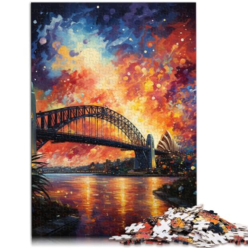 Puzzle für Erwachsene, 1000 Teile, Sydney Harbour Bridge, Spiele, Spielzeug, Geschenk, Lernspiel zum Geburtstag, Weihnachten, 10,27 x 14,96 Zoll Puzzle für Erwachsene, 1000 Teile, Sydney Harbour Bridge, Spiele, Spielzeug, Geschenk, Lernspiel zum Geburtstag, Weihnachten, 10,27 x 14,96 Zoll von SYUNFEI