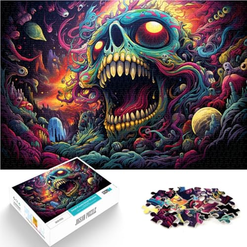Puzzle für Erwachsene, 1000 Teile, Teufel, Denkspiel, Spaß für zu Hause, Aktivitäten, Geburtstagsgeschenk, Reisegeschenk, 14,96 x 20,47 Zoll Puzzle für Erwachsene, 1000 Teile, Teufel, Denkspiel, Spaß für zu Hause, Aktivitäten, Geburtstagsgeschenk, Reisegeschenk, 14,96 x 20,47 Zoll von SYUNFEI