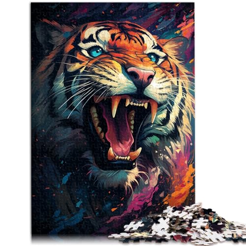 Puzzle für Erwachsene, 1000 Teile, Der König der Tiere, anspruchsvolles Spiel, Weihnachtswunschliste mit Weihnachtsmann,50x75cm, für Teenager ab 14 Jahren von SYUNFEI