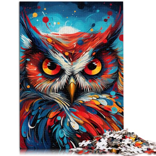 2000-teiliges Puzzle für Erwachsene, Tier-Eulen-Puzzle – anspruchsvolles Spiel, Lernspiel für Geburtstag, Weihnachten, 27,56 x 39,37 Zoll von SYUNFEI