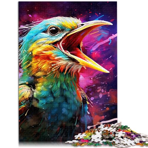 Puzzle für Erwachsene, 1000 Teile, Tier-Spatzen-Quizspiel mit vollständig ineinander greifenden, zufällig geformten Teilen, 19,7 x 29,5 Zoll, für Teenager ab 14 Jahren von SYUNFEI