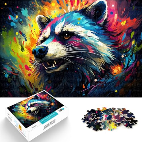 Puzzle Tier Waschbär 1000 Teile Puzzle für Erwachsene 10,27 Zoll x 14,96 Zoll Kartonpuzzles Geeignet für Erwachsene und Kinder ab 14 Jahren Stressabbau Puzzle Tier Waschbär 1000 Teile Puzzle für Erwachsene 10,27 Zoll x 14,96 Zoll Kartonpuzzles Geeignet für Erwachsene und Kinder ab 14 Jahren Stressabbau von SYUNFEI