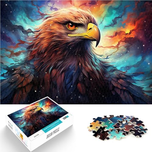 2000-teiliges Puzzle für Erwachsene, farbenfrohes Tieradler-Quizspiel, Geburtstagsgeschenk, Wanddekoration, 70 x 100 cm, für Jugendliche ab 14 Jahren von SYUNFEI